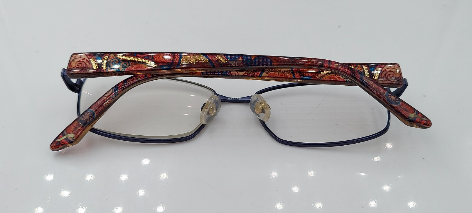 Vintage Brendel 922016 Blue Rectangular Sunglasse… - image 7