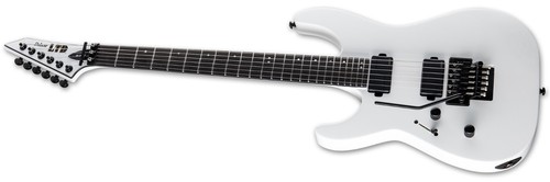 ESP LTD M-1000 LH Left-Handed Electric Guitar Snow White + Gig Bag NEW - Picture 3 of 3