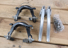 CLB Evian Black Centre Pull Brake Calipers Aluminium Levers Vintage Retro Bike