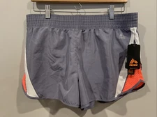 NEW RBX Performance Running Shorts Gray/Orange Size L
