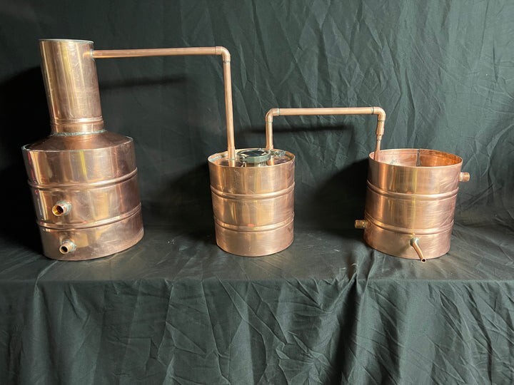 Copper moonshine still, American-Made Distillation kit, 1.5 Gallon 