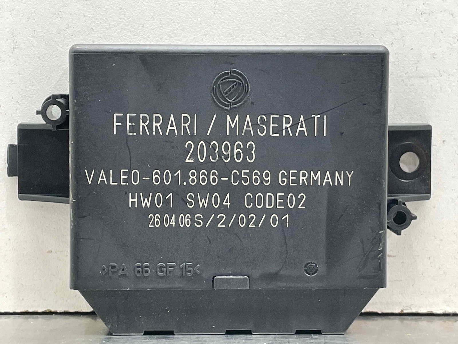 2006 Maserati Quattroporte OEM Parking Assist Computer Control Module 601866C569