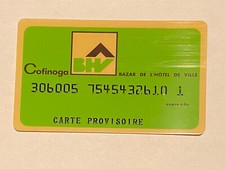 Carte bancaire magnétique Banque Cofinoga 1990 (Groupe Nouvelles Galeries - BHV)