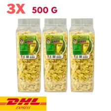 3x Fried Durian Chips Monthong Original Natural Flavor Small Pieces Thai 500g