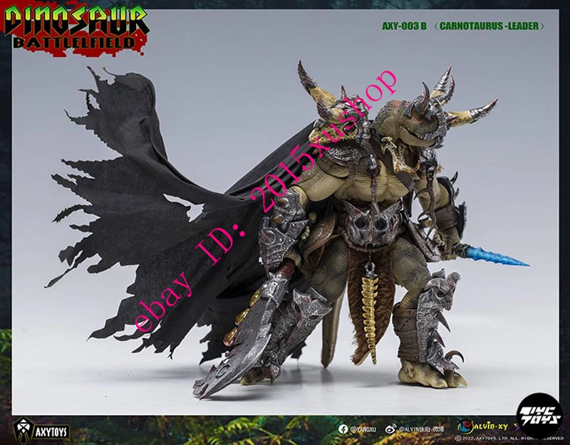 AXYTOYS AXY003B Dinosaur Battlefield Carnotaurus Leader Action