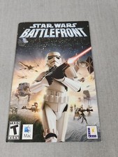 Star Wars Battlefront PlayStation 2 PS2 Instruction Manual ONLY Insert