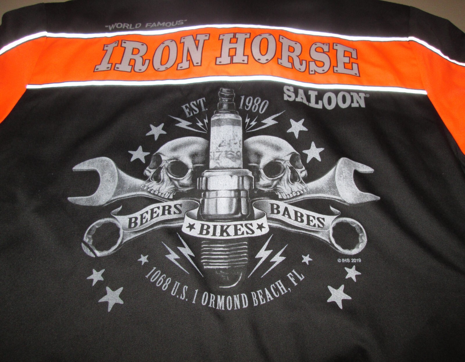 2019 Iron Horse Saloon Ormond Beach Florida Mens XL B… Gem