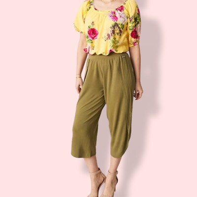 Matilda Jane Pants Capri Small Women's Pull On