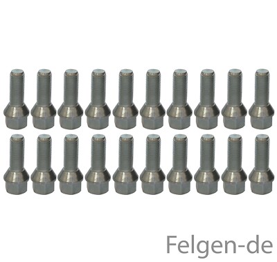 MINI COOPER SE RADSCHRAUBEN M14 x 1,25 RADBOLZEN KEGEL