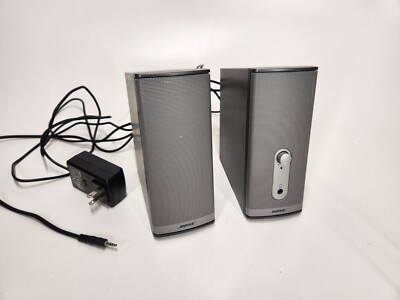 Bose Companion 2 Series II Speaker System Black & Silver + Original Power Supply