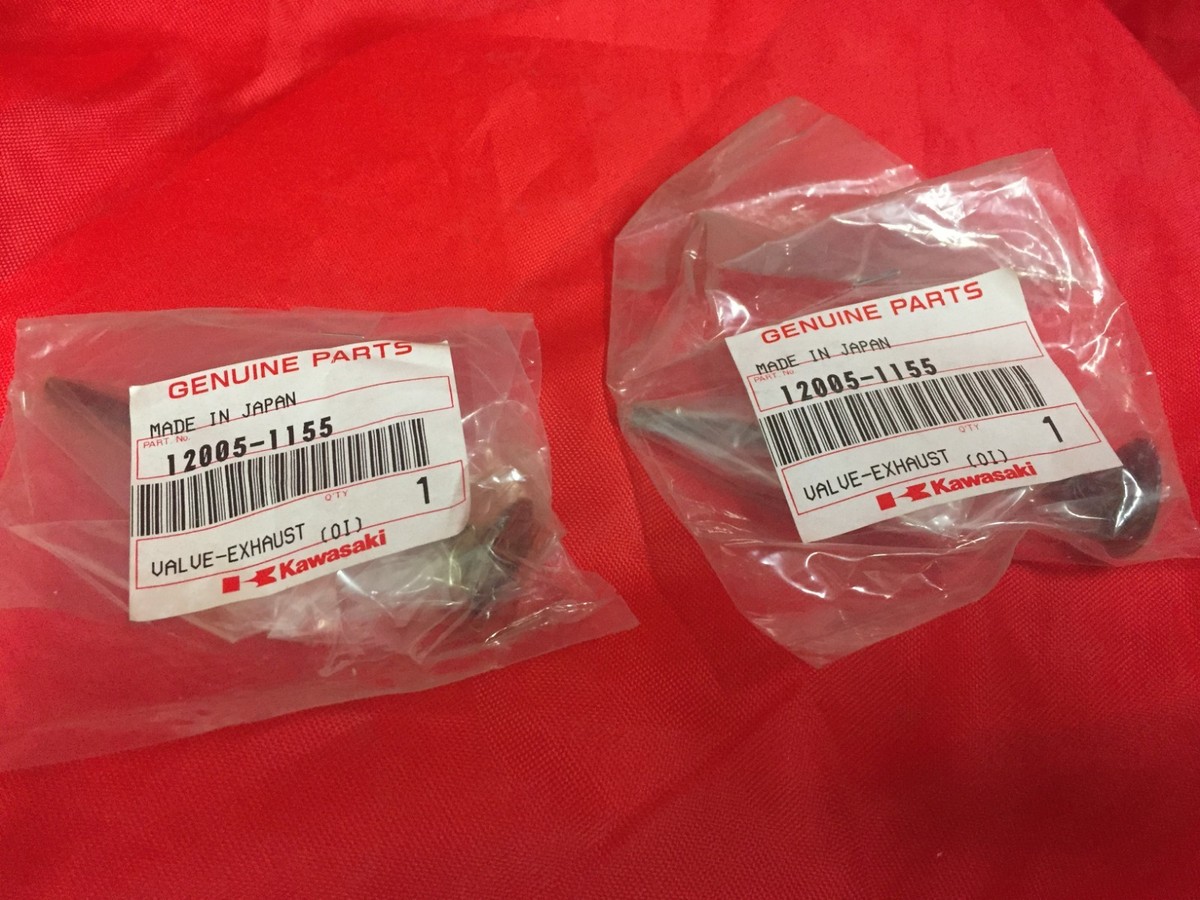 915！スーパードワーフ NEW KAWASAKI EXHAUST VALVE ΖX-6 1990 12005-1155 NOS ZX-6D1 ex 90