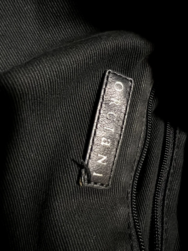 ORCIANI - Black 100% Genuine Leather Large Tote/Shoulder Casual Bag - Timeless - Image 2 of 4