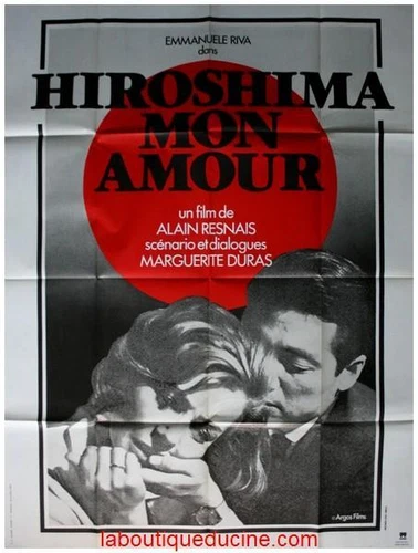 Hiroshima Mon Love Poster Cinema Folded 160x120 Movie to Be Sent Alain Resnais