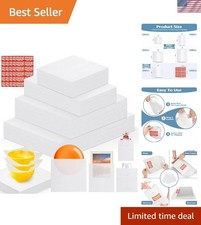 540 pcs Moving Dish Packing Supplies, 290 Cushion Foam Pouches and Sheets, 4 ...