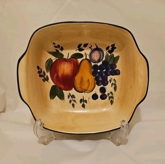 Home Trends Granada Design Square Stoneware Casserole Dish 10&Quot;X9&Quot; Replacement