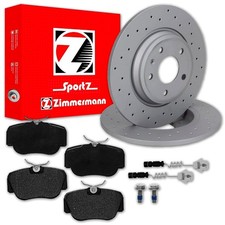 Zimmermann SPORT BREMSSCHEIBEN 262mm Voll + BELÄGE VORNE für MERCEDES W201 190 Zimmermann SPORT BREMSSCHEIBEN 262mm Voll + BELÄGE VORNE für MERCEDES W201 190