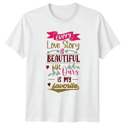 Jede Liebesgeschichte ist schön aber T-Shirt Jubiläum Paar Liebe