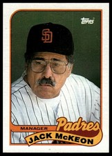 1989 Topps #624 Jack McKeon Padres