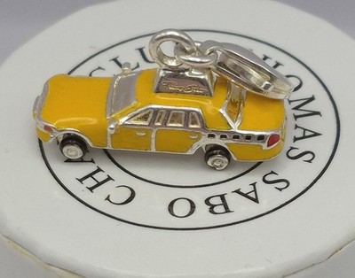 RAR ! Thomas Sabo  Taxi  925er Sterlingsilber  gelbes Auto Silver