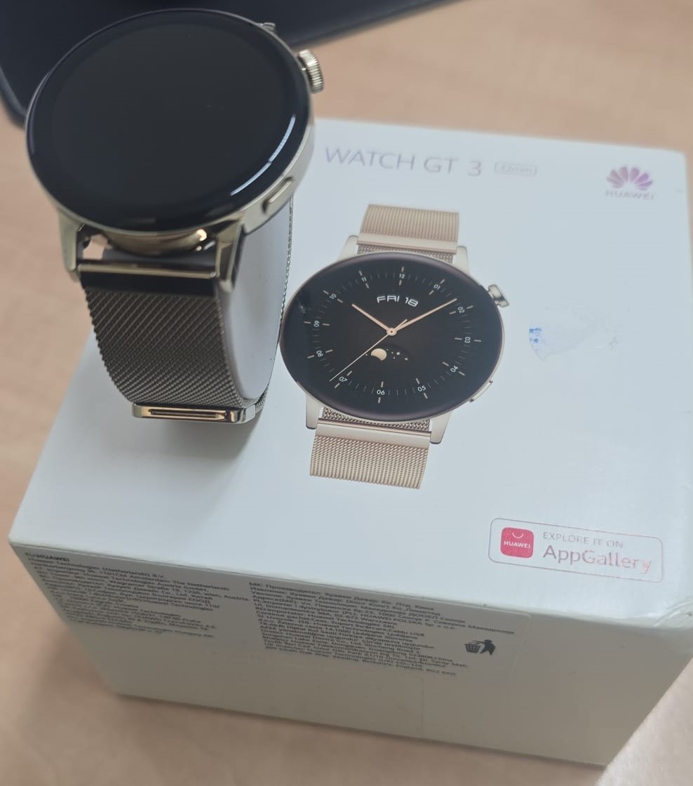 Foto 3 van HUAWEI WATCH GT 3 Smartwatch, 42mm Stainless Steel