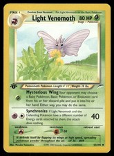 Pokemon Cards Light Venomoth 53/105 1st Edition Neo Destiny WOTC Uncommon LP