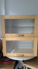 IKEA Varde Beech Kitchen Wall Units Good Condition Collection Only