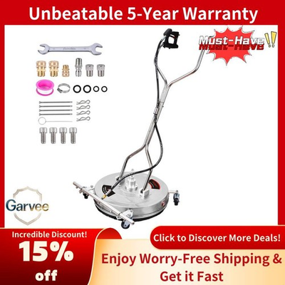 #ad #ad Pressure Washer Floor Cleaner 21 Inch with Handle for Concrete Patio Driveway $136.98