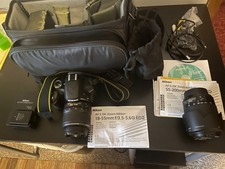 Nikon D3200 Digital SLR Camera Kit w/ 18-55mm and 55-200mm Lenses