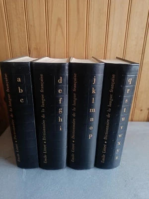 Dictionnaire de la Langue Française Emile Littré Complet 4 Tomes 1962 - Photo 1/4