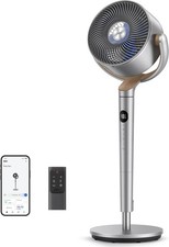 DREO 20 dB Standing Fan for Bedroom, 120°+120° Omni-directional Cooling Fans, 90