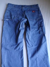 Vintage Dickies Carpenter Jeans 38x30 Hammer Loop Baggy Y2k Grunge 90s 