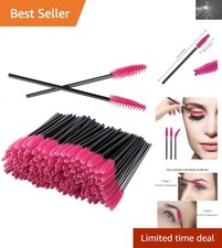Versatile 100PCS Eyelash and Eyebrow Brushes - Ideal for Salons and Personal Use