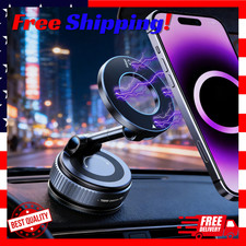 Vacuum Magnetic Phone Holder for Car   Suction Car Mount, Adjustable