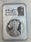 2020-W Proof $1 American Silver Eagle NGC PF70UC Walt Cunningham Signature