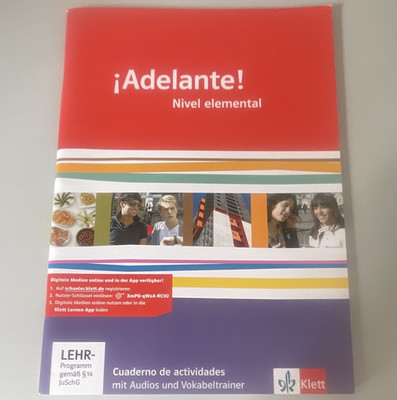 Klett ¡Adelante! Nivel elemental Arbeitsheft A2 mit Audio & Vokabeltrainer DE/ES