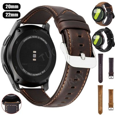 Leder Band Armband für Samsung Galaxy Watch 7 FE 4 5 Pro 6 Classic 43/40/44/47mm