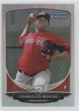 2013 Bowman Chrome Prospects Refractor Frankie Montas Francellis #BCP129 fo7