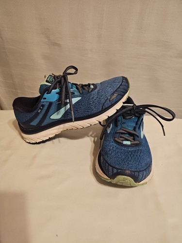 Brooks Women’s Adrenaline GTS 18 Blue Athletic Running Shoes Size 7 Med - Picture 1 of 13