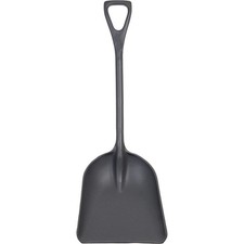 VIKAN 6982RG Industrial Shovel,14 In. W,Gray 3UE37