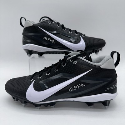 Nike Men's Size 11 Alpha Menace 4 Varsity (FN0027 001) Black Football Cleat