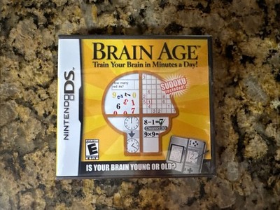 Brain Age: Train Your Brain in Minutes a Day (Nintendo DS, 2006) New/Sealed