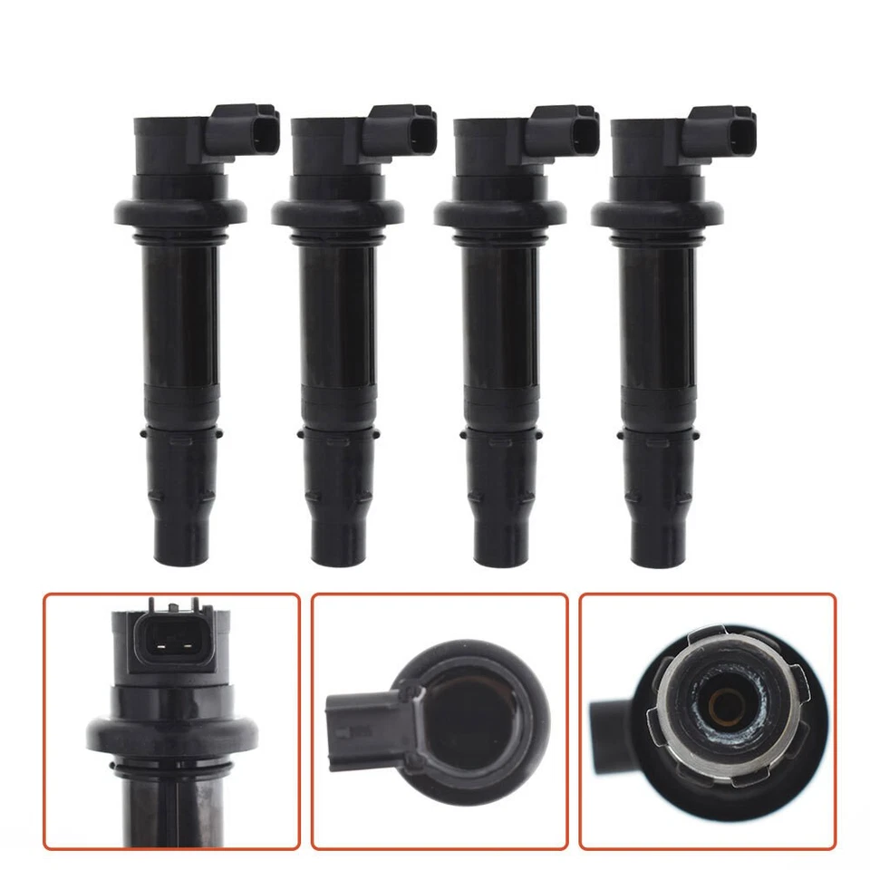 US 4 Pcs Ignition Coil For Yamaha YZF-R6 R6 YZF-R6S R6S YZF-R1 R1 FZ1 VMAX 1700 - Imagem 3 de 4