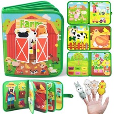 Busy Book for Toddlers 1-3 - Montessori Toys Busy Book for 1 Year Old Educati...