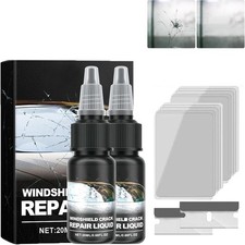 2pcs Crackfix Pro Kit Windshield Repair Kit For Chips And Cracks Windshield Crac