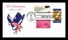 US COVER SIGNING OF CONSTITUTION BICENTENNIAL FIRST DAY ISSUE COMBO