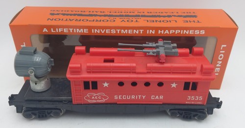 Coche de seguridad Lionel 3535 vintage O AEC con reflector/caja de funcionamiento | Zustand: Used