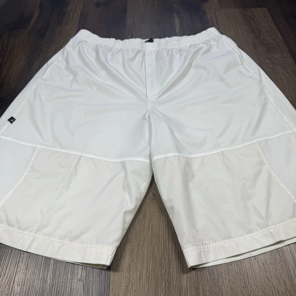 Shorts Jordan Air Force 1 branco tamanho 3XL basquete raro (SEM CORDÃO) - Imagem 2 de 4