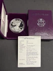 1988-S GEM PROOF American Silver Eagle Dollar w/ Box + CoA ASE $1 bullion 1 oz