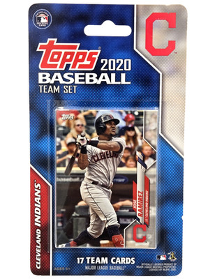 MLB Topps 2020 Cleveland Indians Team Card Set 17 Cards Factory Sealed New!