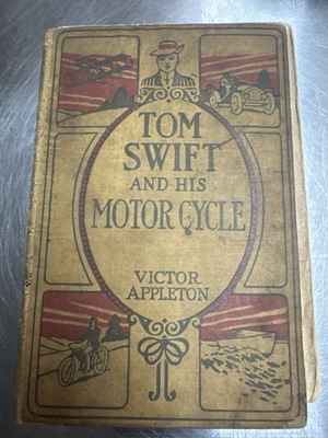 #ad Tom Swift and His Motor Cycle Victor Appleton Grosset Dunlap Antique Book $19.99